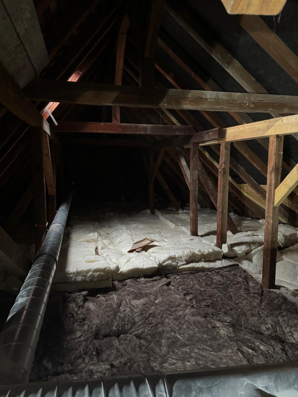 Isolation des combles en laine de verre